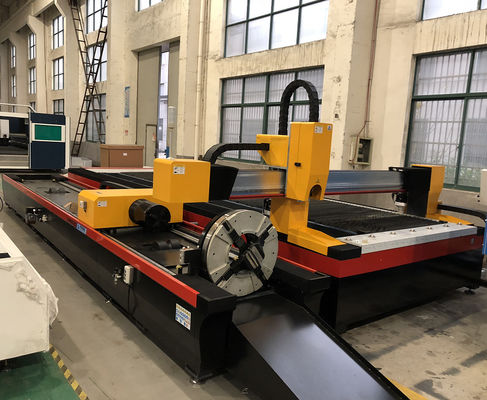 3000w Kohlenstoffstahl-Laser-Schneidemaschine 220Mm CNC-Rohr-Stanzmaschine 120m/Min
