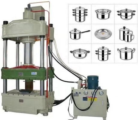 Aluminiumtopf des Edelstahl-200T, der Maschine Tiefziehen hydraulische Presse 11KW 1120mm macht