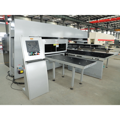 300 KN hydraulische Art der CNC-Drehkopf-Durchschlags-Presse-automatische Loch-Stanzmaschine-O